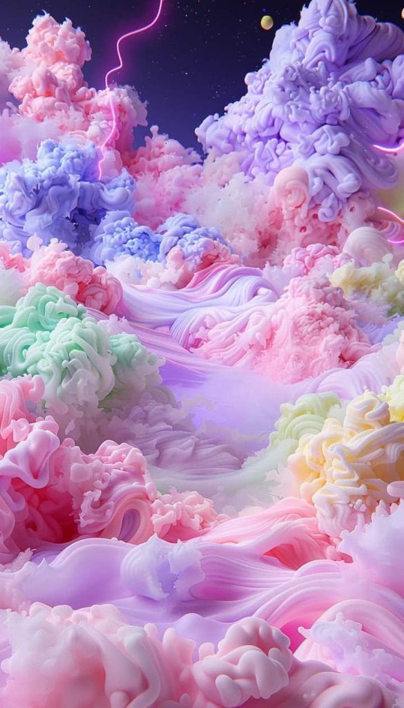 Seminer ve atölyeler – pastel renkli bulutlar ve ışık