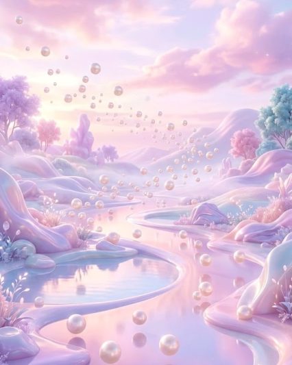 ThetaHealing danışmanlığı – pastel inci manzarası