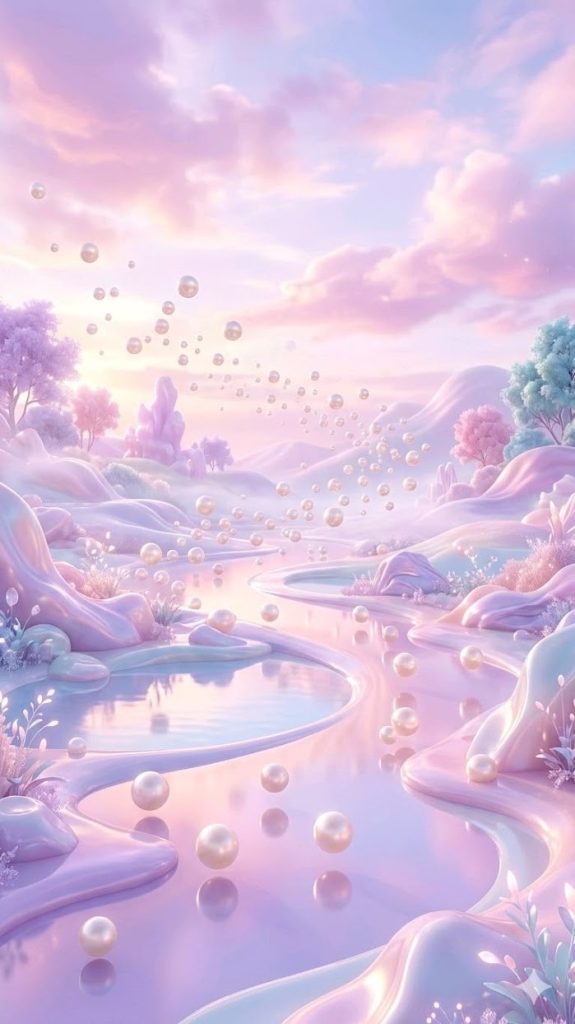 ThetaHealing danışmanlığı – pastel inci manzarası